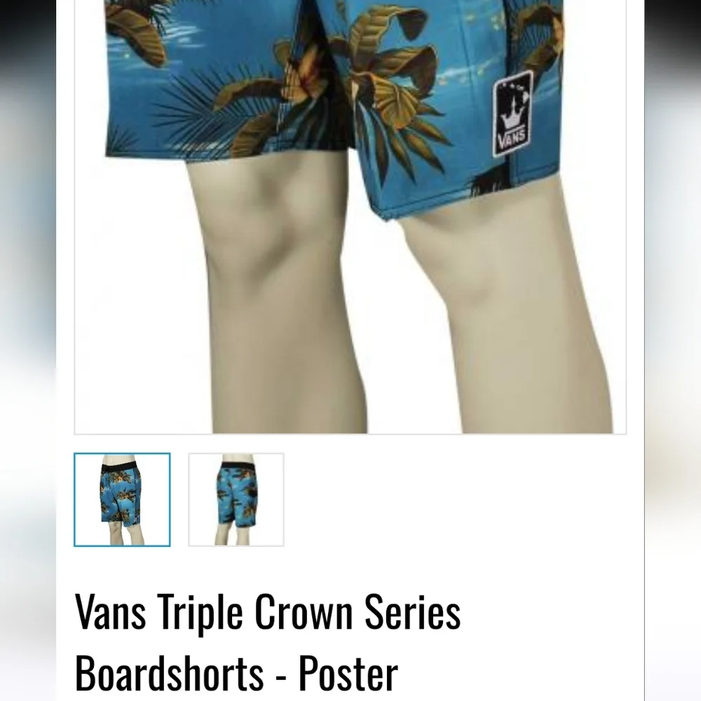 Vans Triple Crown Boardshorts Size 34